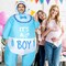2 Pcs Inflatable Baby Costume for Adults Blow up Gender Reveal Baby Costume Suit for shower party